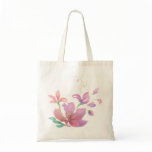 Hand-Drawn Flower Bag