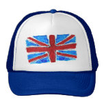 Hand Drawn Glitter Style British Flag Hat