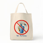 Hand Drawn Sign: No Perfume bags