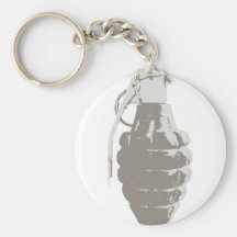 Hand Grenade War Military Bomb Army Marines Key Chains
