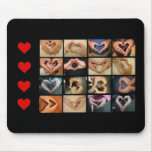 Hand/hearts mousepads