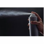 Hand holding Aerosol spray can photo sculptures