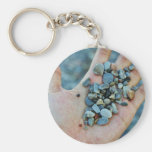 Hand Holding Some Pebbles Key Chains