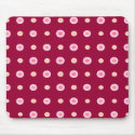 Hand Made Polka Dance Sunny mousepads