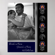 Hand of Hamsa feat: Tree of Life 2 (Wedding) Posters