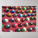 Hand-Painted Colourful Skull Poster posters