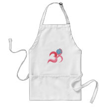 Hand Painted Om Aprons