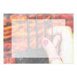 hand plucking four string bass grunge personalized announcements