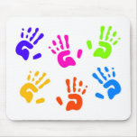Hand Prints Mouse Pads