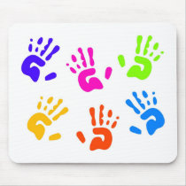 Hand Prints mousepads