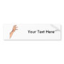 Hand Raised ~ Hand Sign and Gestures Bumper Stickers