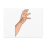 Hand Raised ~ Hand Sign and Gestures Post Cards