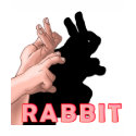 HAND SHADOW RABBIT t-shirts
