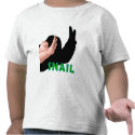 HAND SHADOW SNAIL t-shirts