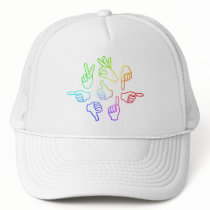 Hand Talk Trucker Hat