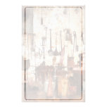 Hand Tools in Machine Shop Stationery Paper