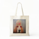 Handbag With Basset Hound King