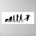 Handball Huge Poster - handball evolution of sport posters