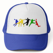 handball players andebol games truckers hat cap