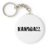 handball text keychain