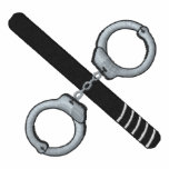 Handcuffs embroidered shirts