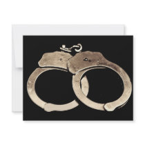 Handcuffs Invitation