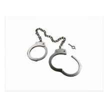 Handcuffs Post Cards