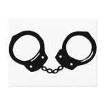 Handcuffs postcards