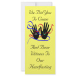 Handfasting Invitations rack cards