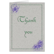 Handfasting Thank You Notes Card