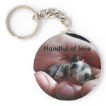 Handful of love keychains