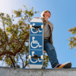 Handicap Sign Skate Board