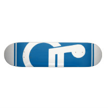 Handicap Sign Skateboard
