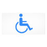 Handicapped blue design! custom photo card
