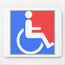 Handicapped original design! mouse pads