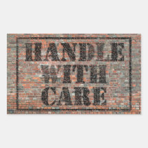 handle with care sticker