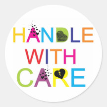 Handle with care! stickers