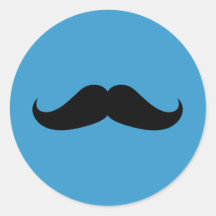 Handlebar Moustache Stickers