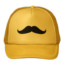 Handlebar Moustache Trucker Hat