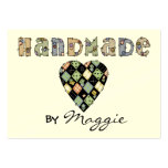 "Handmade" Gift Enclosure Card / Tag by SRF business cards