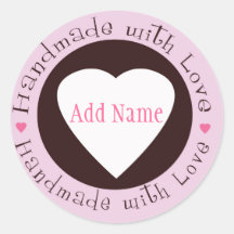 Handmade with Love Sticker