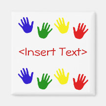 Handprints Refrigerator Magnets