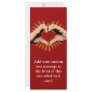 Hands in the Shape of a Heart, Love Design Rack Cards