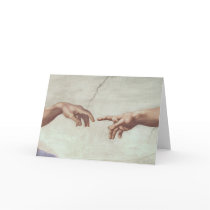 Hands of God and Adam Card