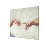Hands of God and Adam Gallery Wrapped Canvas