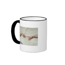 Hands of God and Adam Mugs
