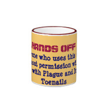 HANDS OFF Mug 1