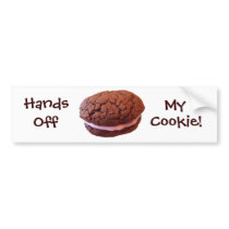 Hands Off My Cookie Bumper Sticker