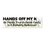 Hands Off My Kid, Obama! Bumper Sticker