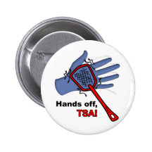 Hands Off, TSA! Round Button